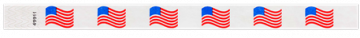 Tyvek 3/4" 2 Color Designer, American Pride. Available only in Red, White, and Blue. 500 per box.